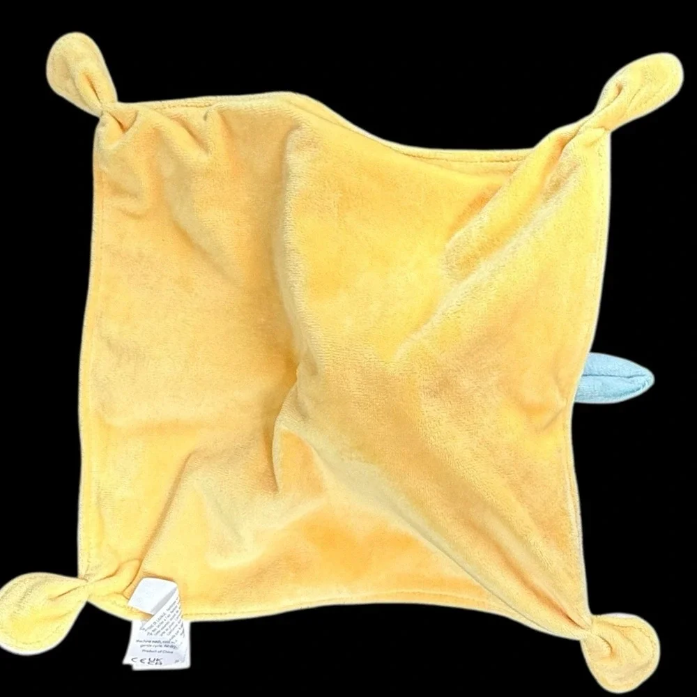 Mary Meyer Sweet Pear Fruit Soothie Lovey Security Blanket‎ 10 x 10 Yellow Lovie